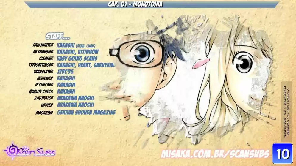 Read Shigatsu wa Kimi no Uso pt_br Manga Online