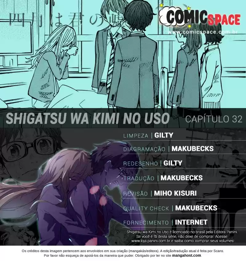 Read Shigatsu wa Kimi no Uso pt_br Manga Online