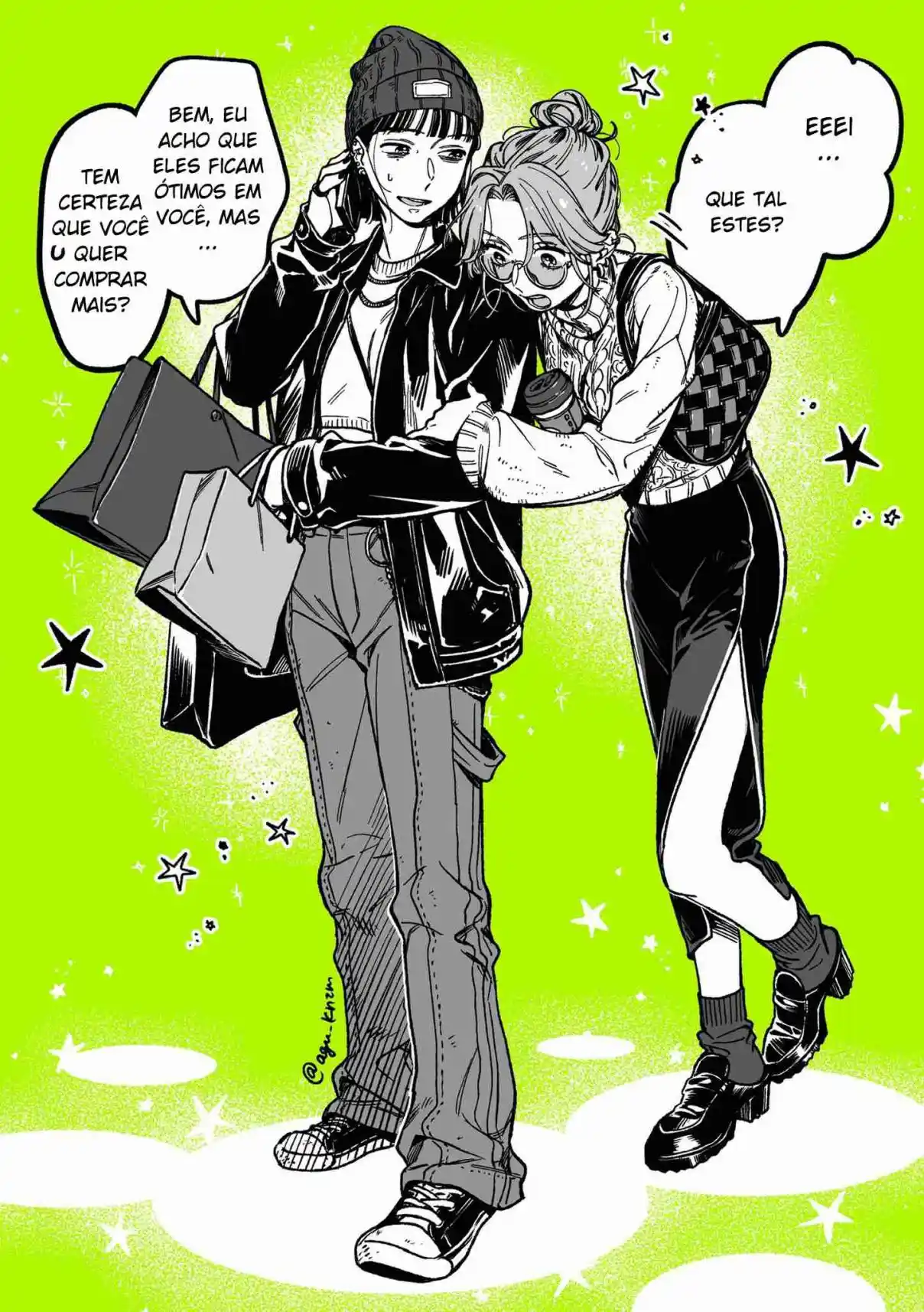 Read The Guy She Was Interested in Wasn't a Guy At All pt_BR Manga Online